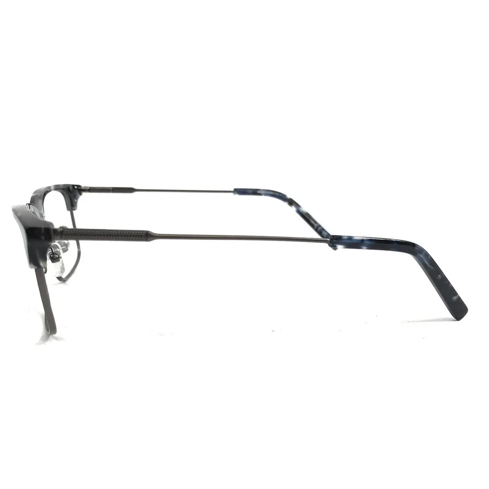 Marchon NYC Eyeglasses Frames M-2028 460 Black Gray Rectangle Full Rim 54-18-140